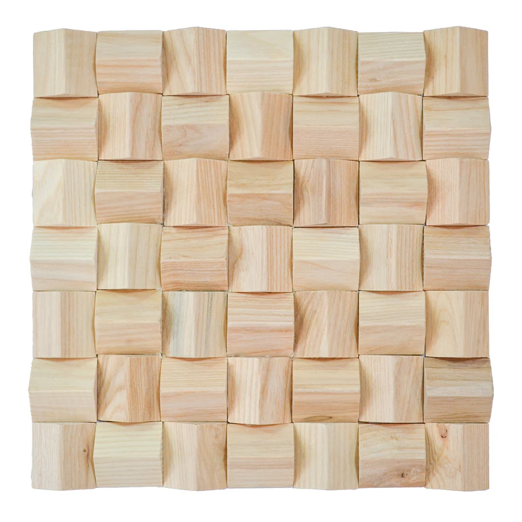 3D Wood Wall Panel | Ash | 12×12" - Image 8