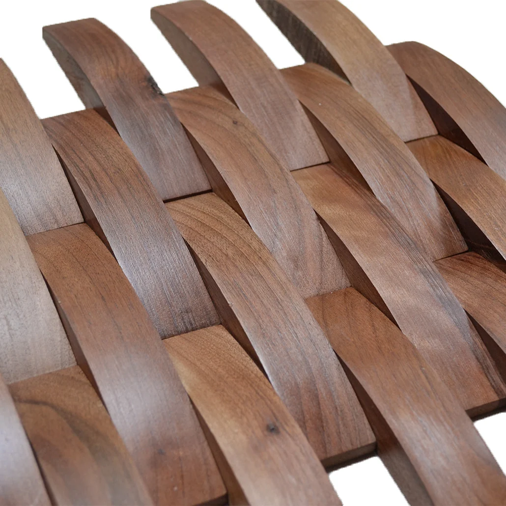 3D Wood Wall Panel | Deep Dusk Walnut | 12×12" - Image 6
