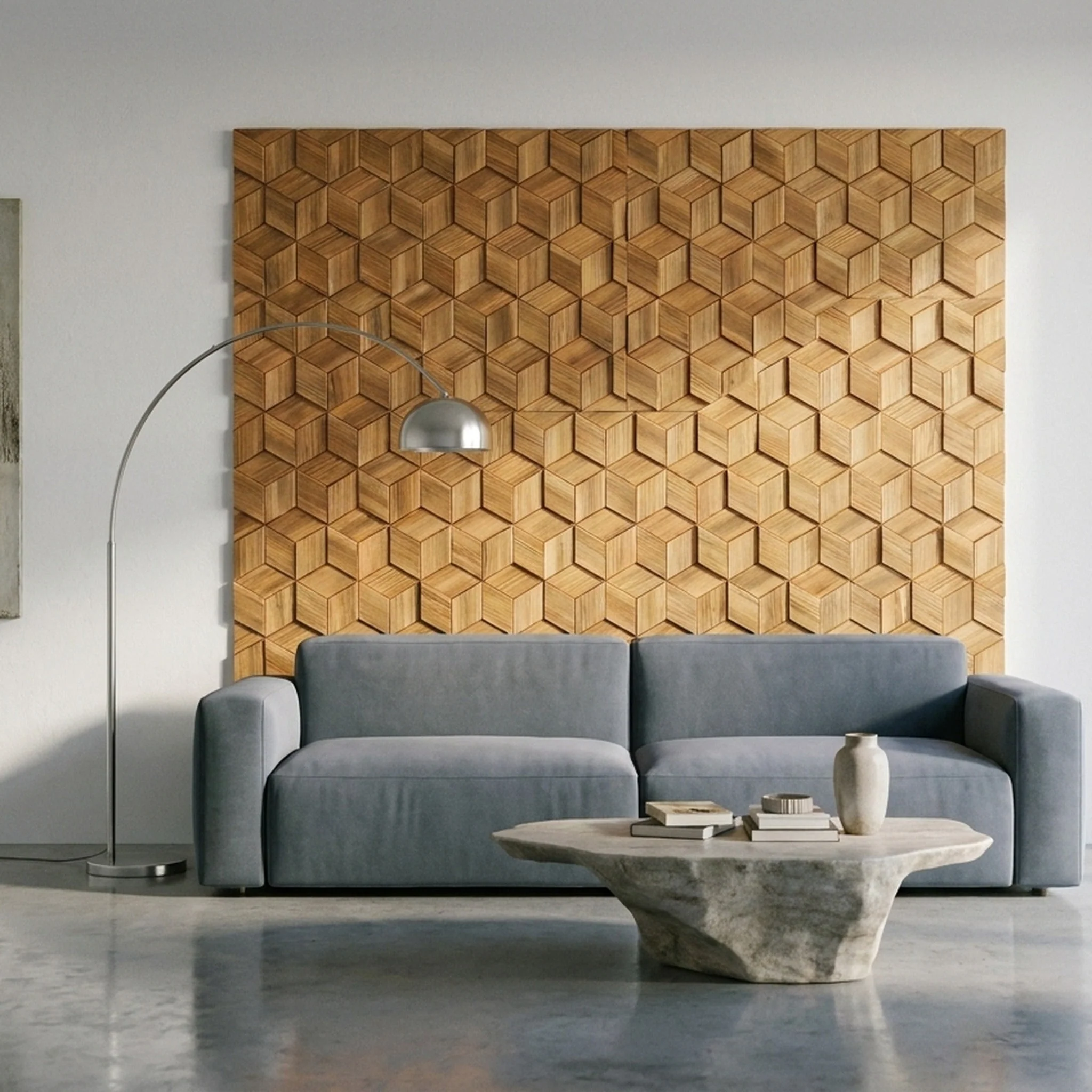 3D Wood Wall Panel | Fresh Pine | 11.8×13.8" - Image 5