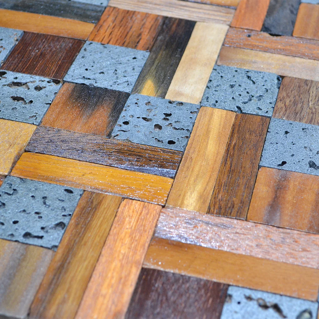 3D Wood Wall Panel | Lava Mix | 12×12" - Image 6
