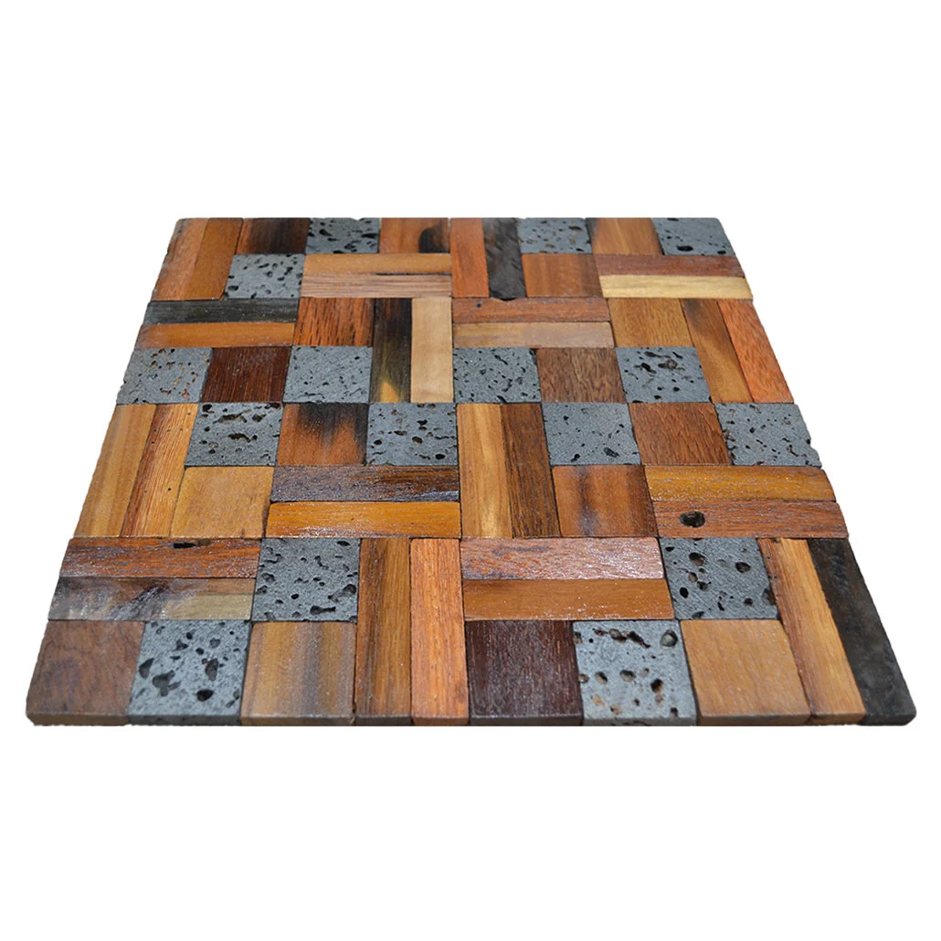 3D Wood Wall Panel | Lava Mix | 12×12" - Image 8