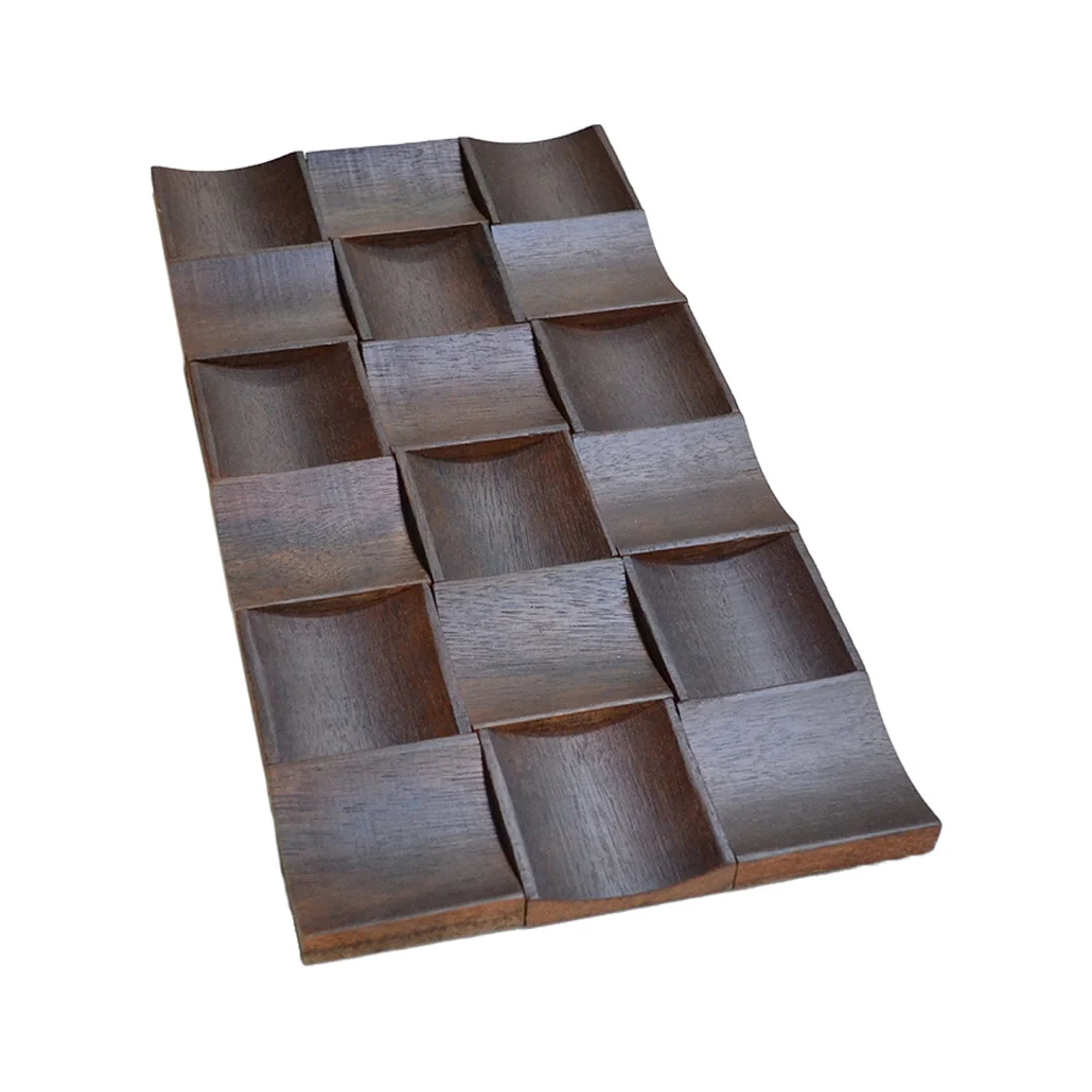 3D Wood Wall Panel | Merbau Long | 12×24" - Image 6