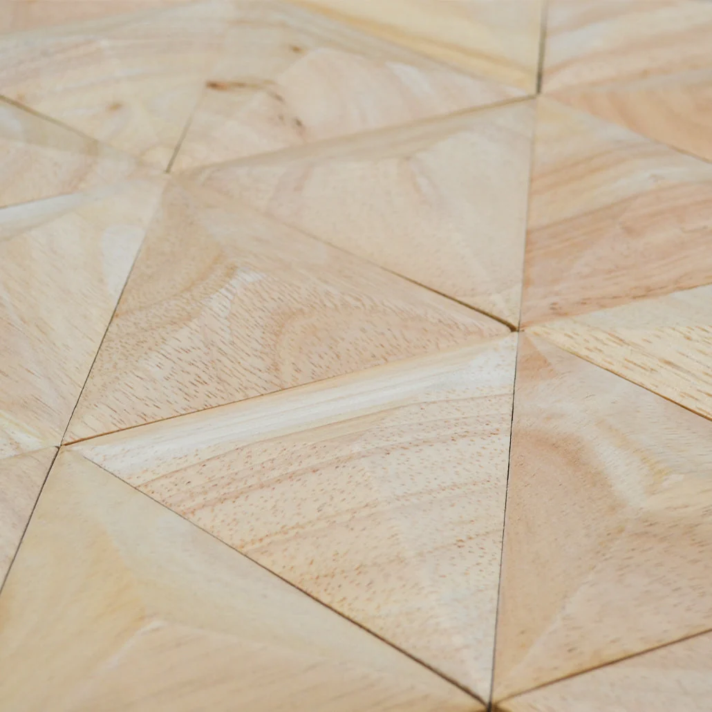 3D Wood Wall Panel | Spacious Rubber | 11.8×13.8" - Image 6