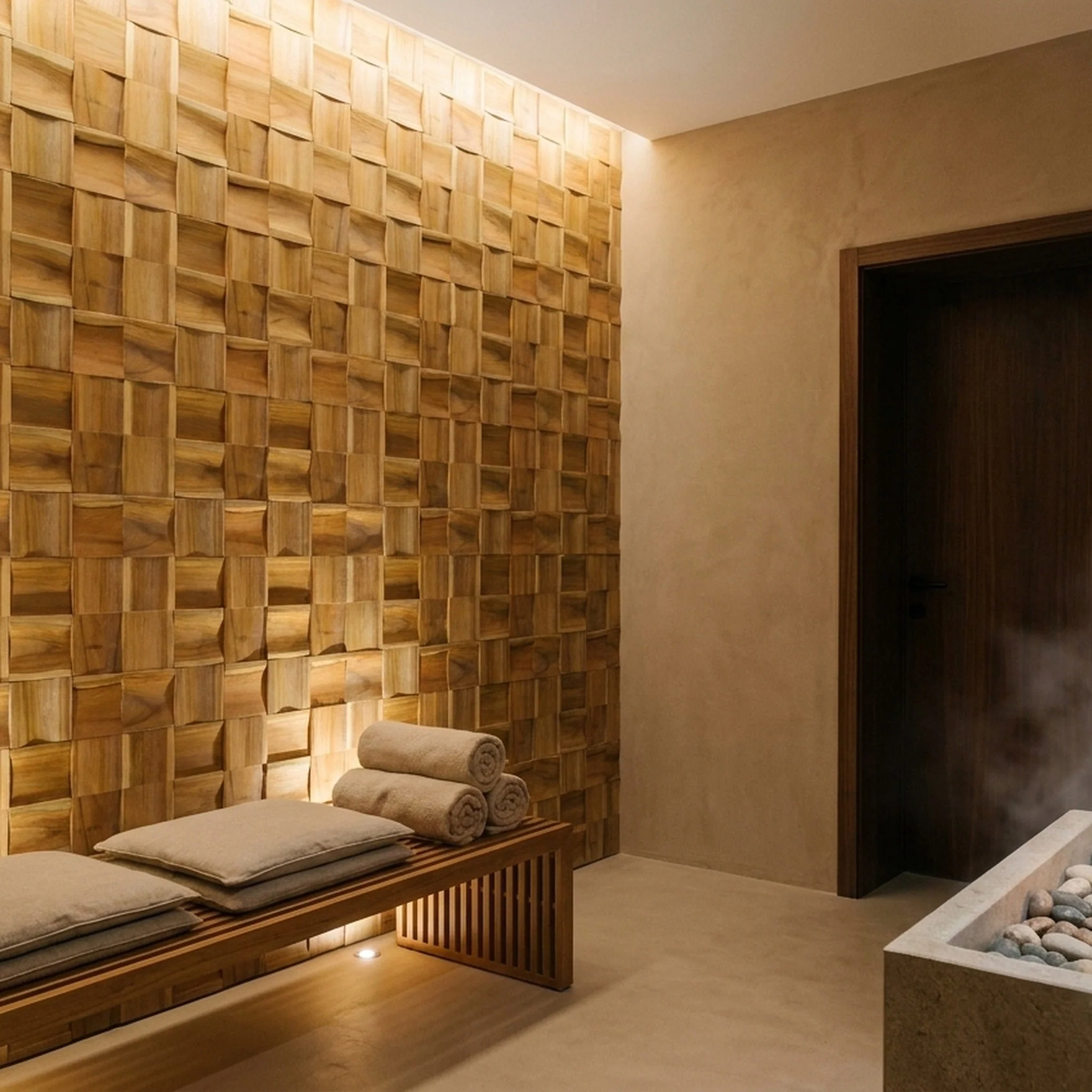3D Wood Wall Panel | Timeless Teak | 12×12" - Image 3
