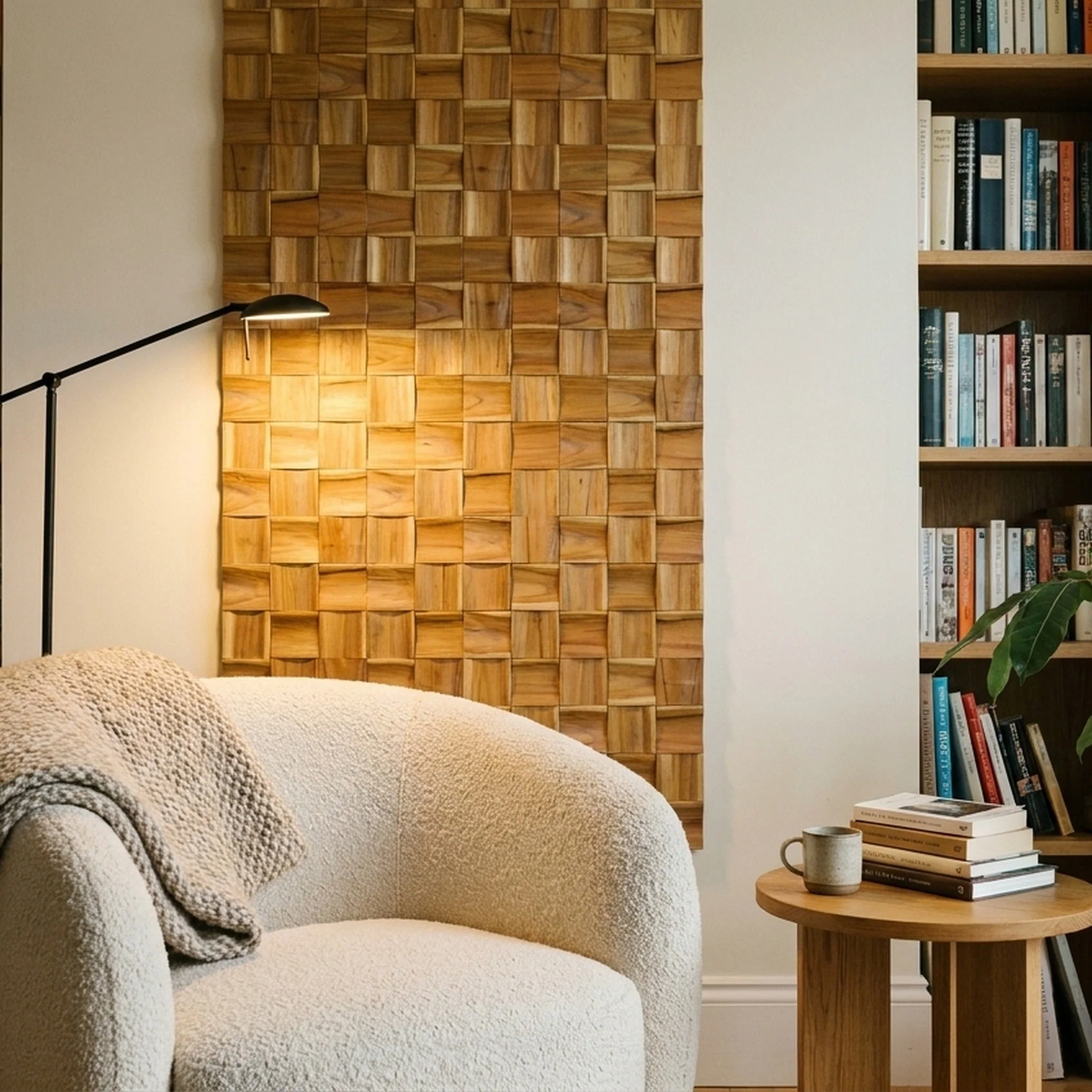 3D Wood Wall Panel | Timeless Teak | 12×12" - Image 5