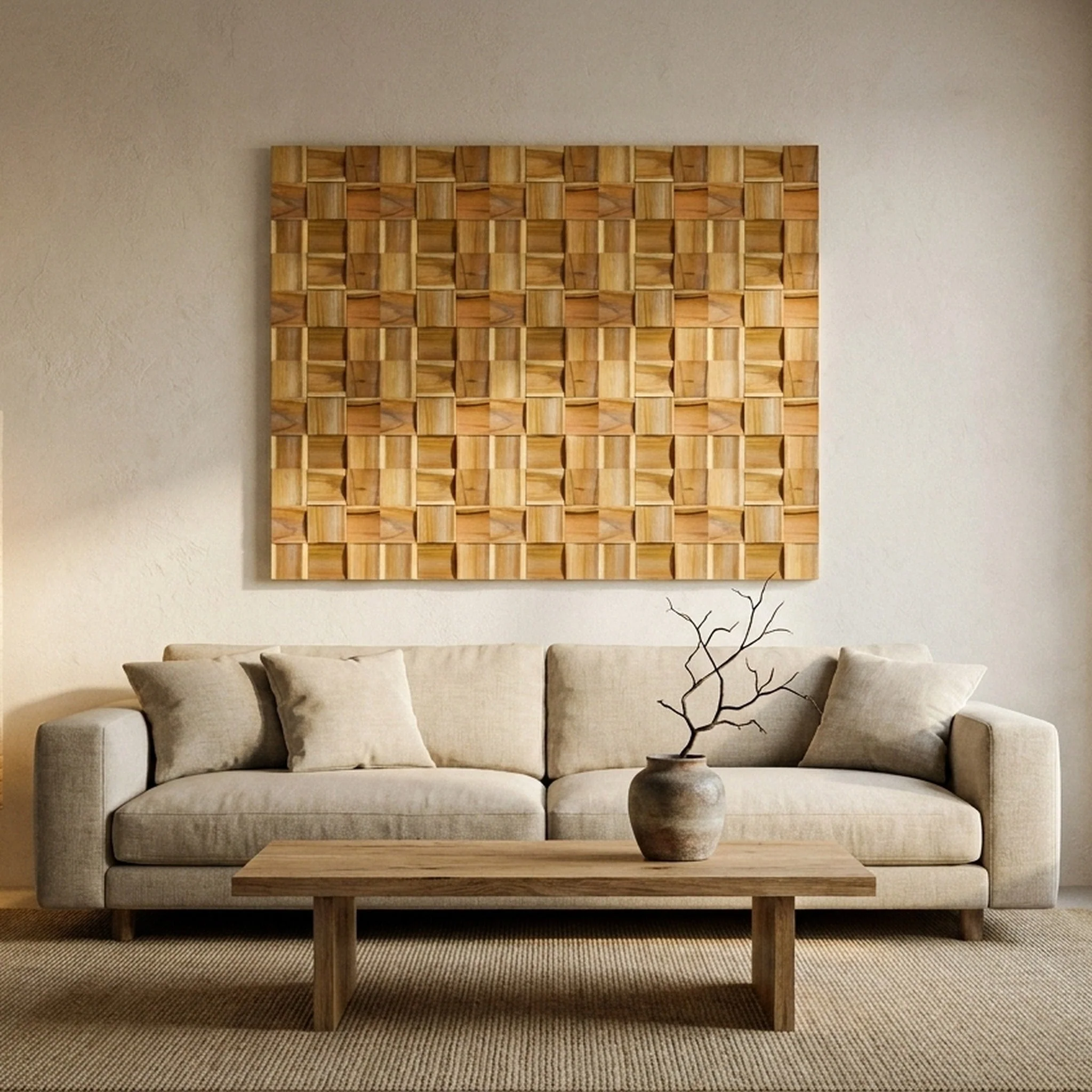 3D Wood Wall Panel | Timeless Teak | 12×12" - Image 7