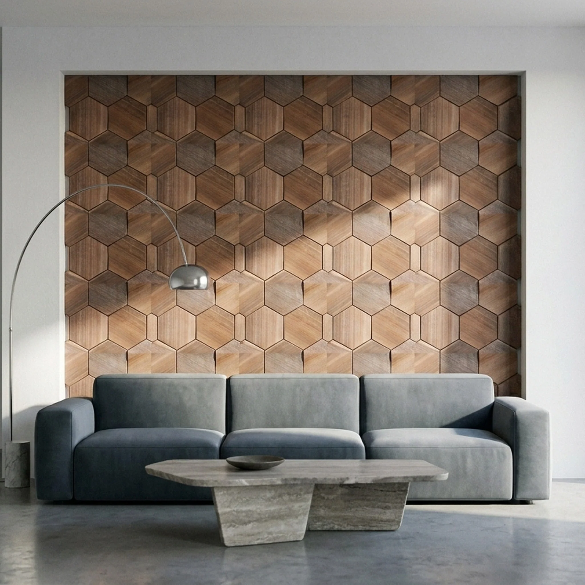 3D Wood Wall Panel | Tropical Walnut | 10.2×11.8" - Image 7