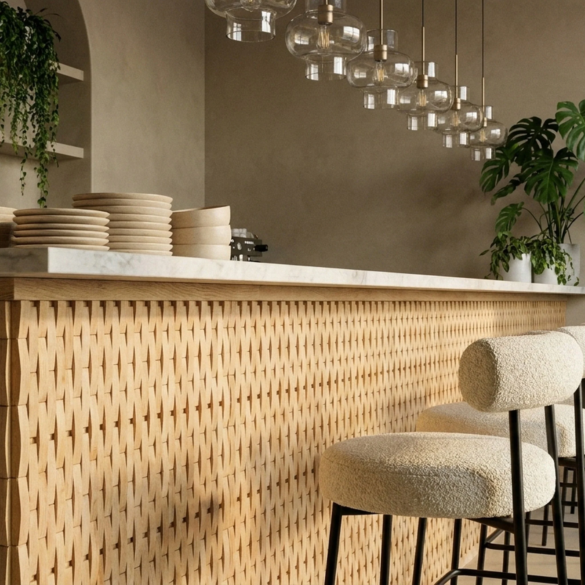 3D Wood Wall Panel | White Oak | 12×12" - Image 5