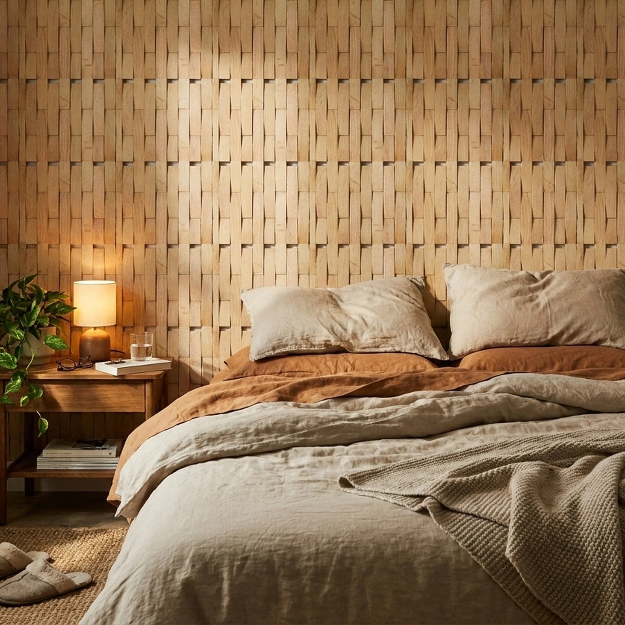 3D Wood Wall Panel | White Oak | 12×12" - Image 7
