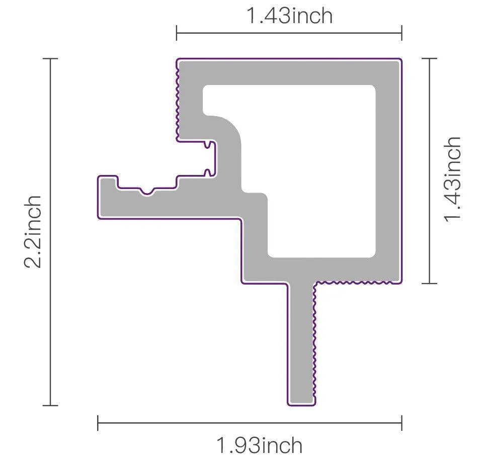 Oak Corner Trim  94.5" | Garden | 3D Wood Grain | Exterior Wall Panel - Image 2
