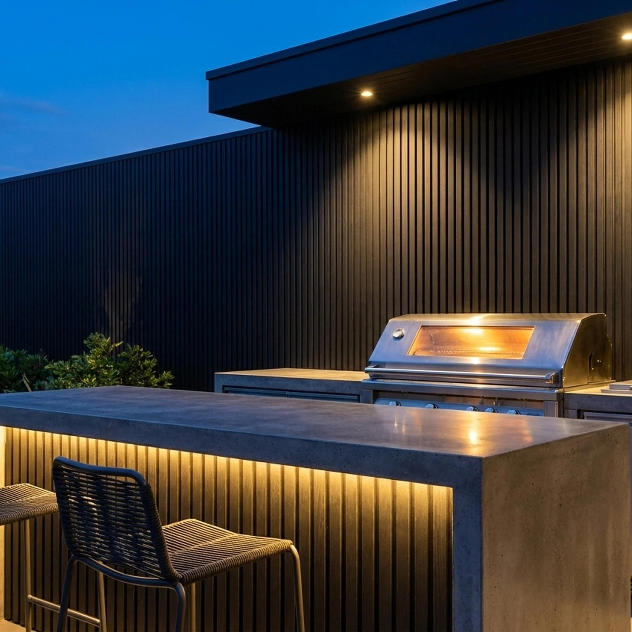 Exterior Wall Panel Black 94.5" | Garden | 3D Wood Grain (2 Panels per Box) - Image 5