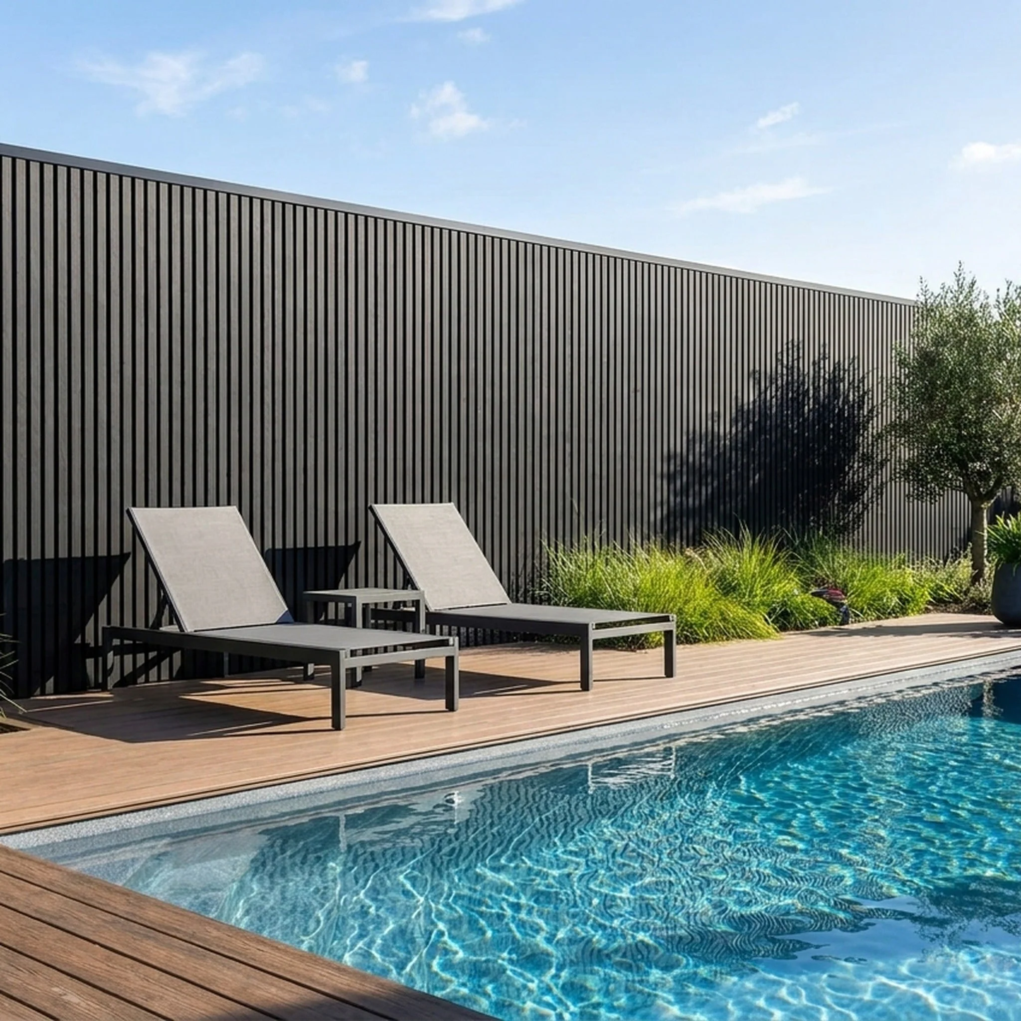 Exterior Wall Panel Black 94.5" | Garden | 3D Wood Grain (2 Panels per Box) - Image 7