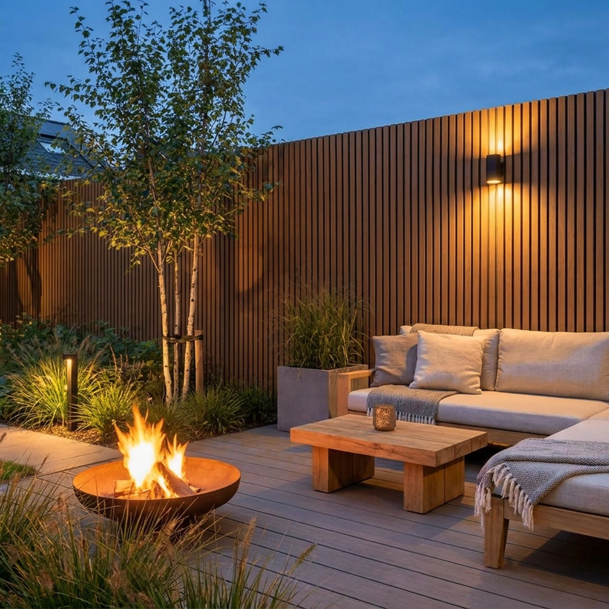 Exterior Wall Panel Oak 94.5" | Garden | 3D Wood Grain (2 Panels per Box) - Image 7