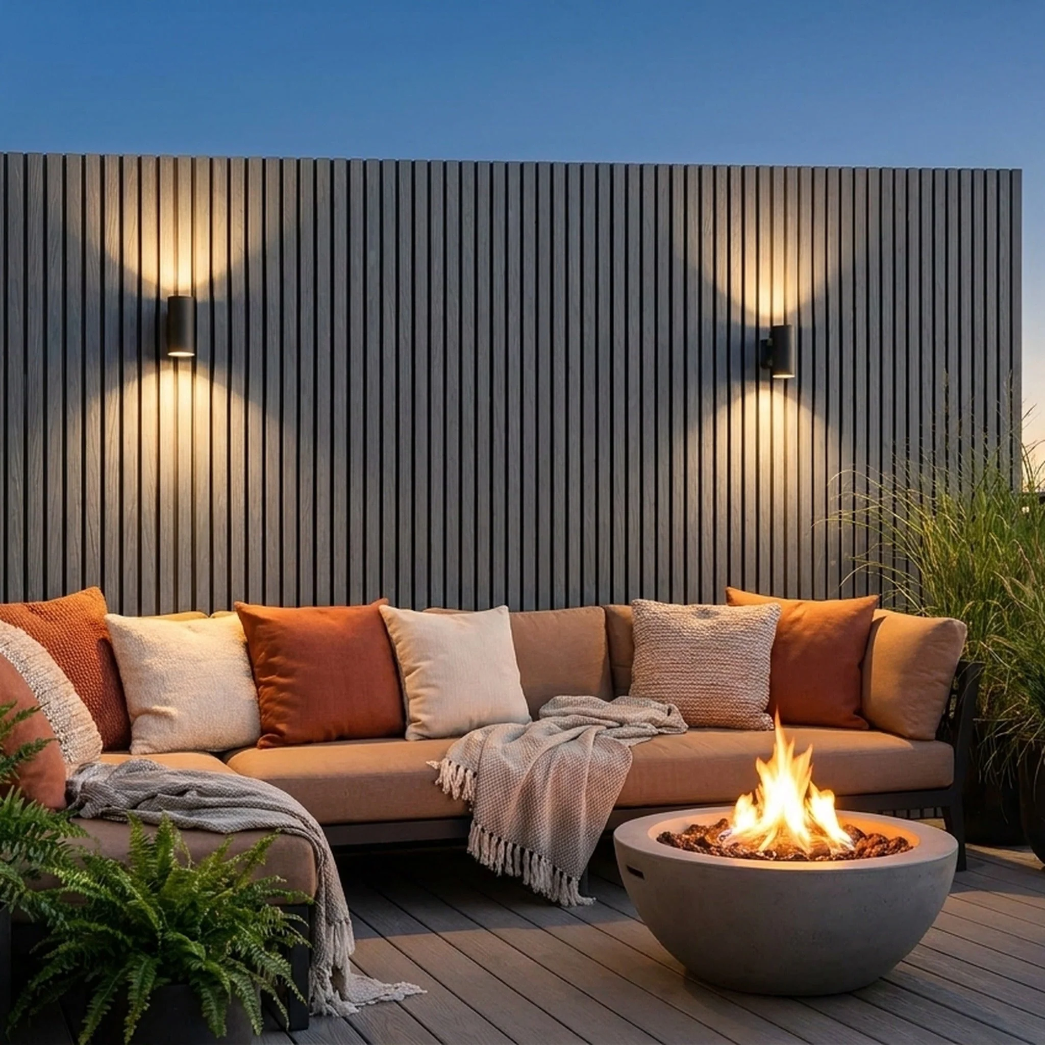 Exterior Wall Panel Stone Gray 94.5" | Garden | 3D Wood Grain (2 Panels per Box) - Image 8