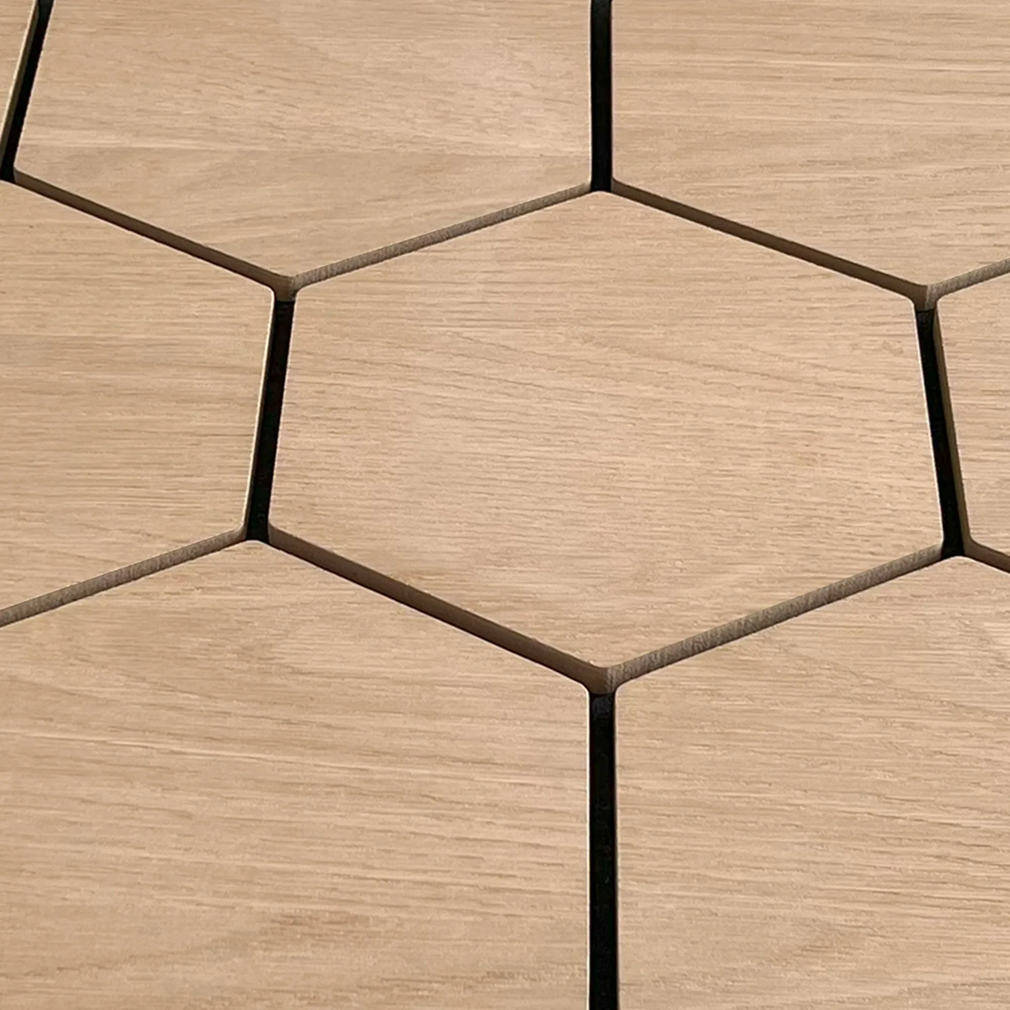 Hexagon Acoustic Panel | Natural Oak 32 Inch (4 Panels per Box) | Wall Decor - Image 8