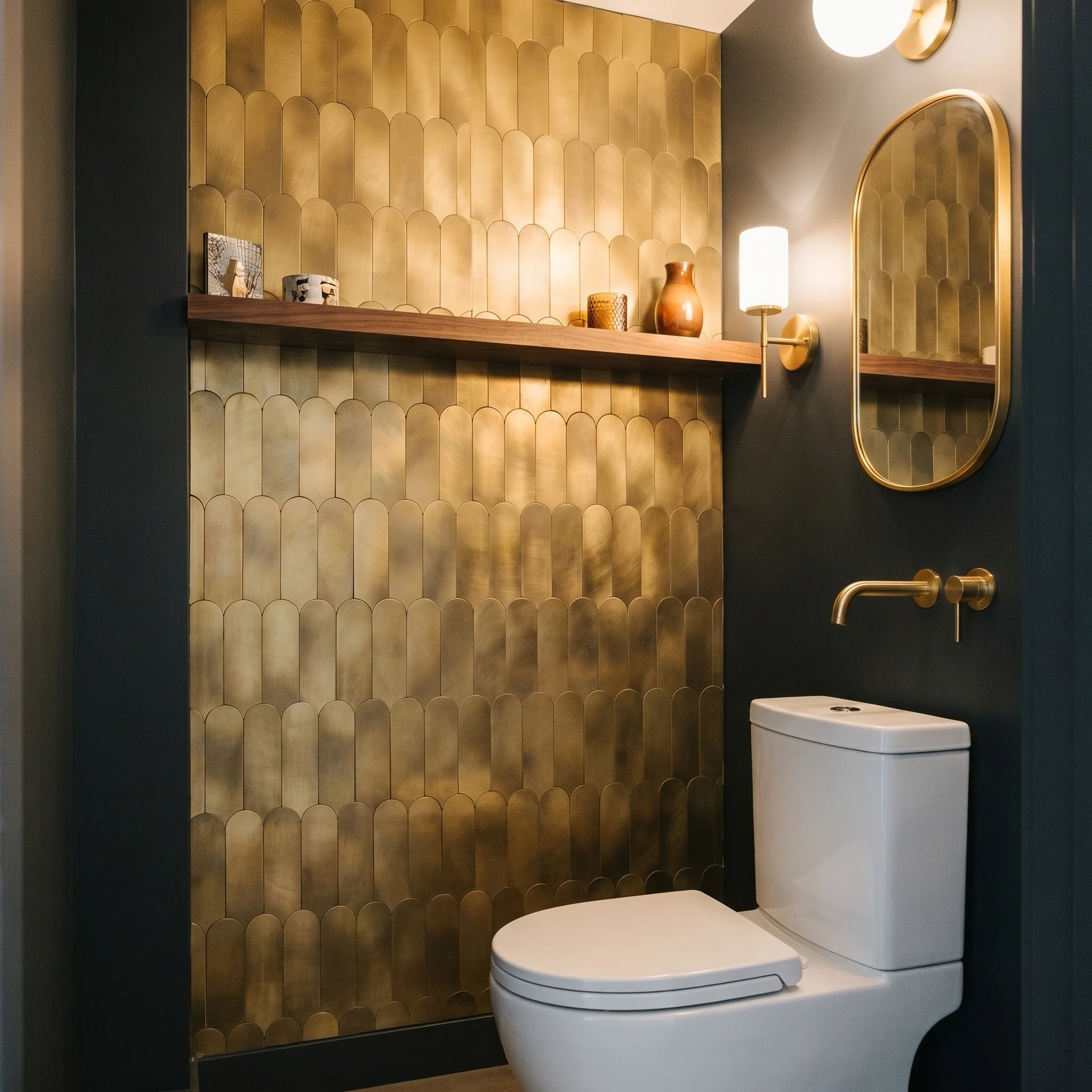 Peel and Stick Backsplash | Arch Gold | 11.73×11.34" - Image 5