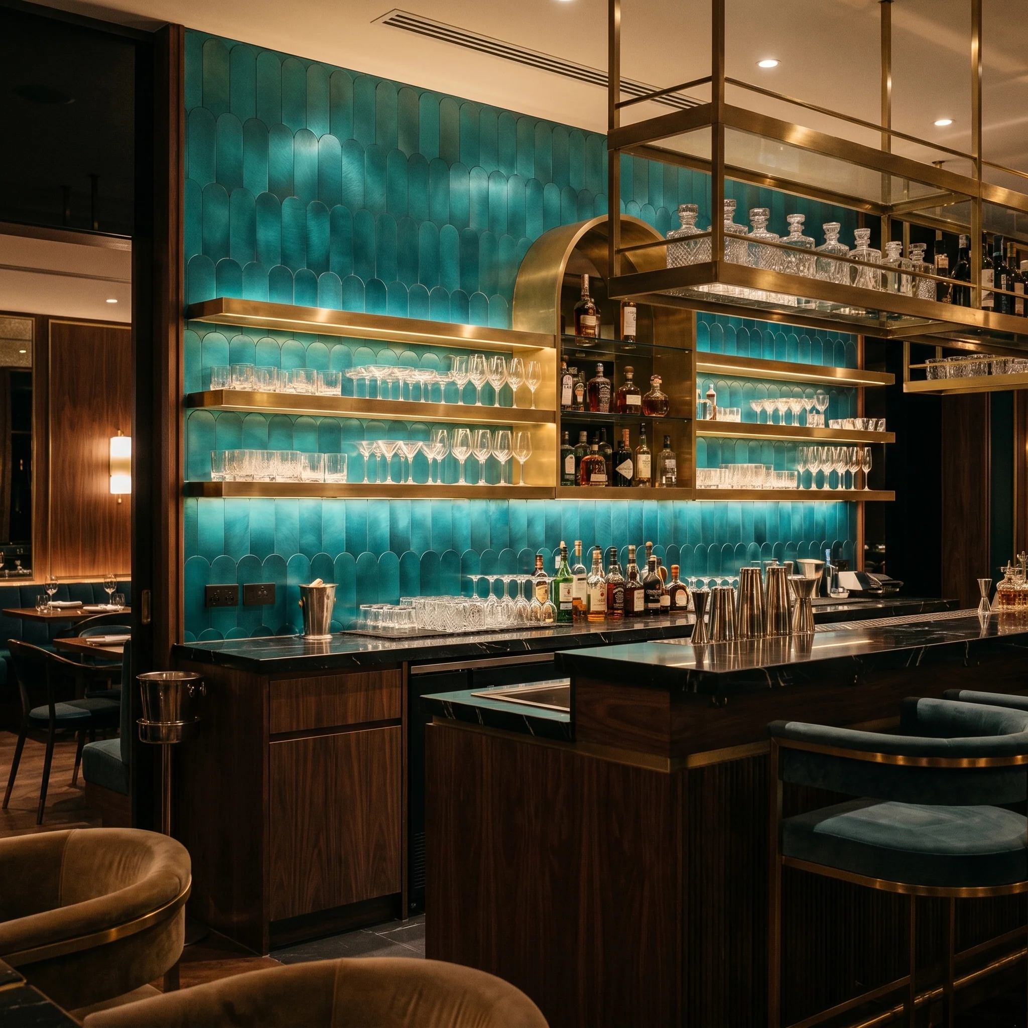Peel and Stick Backsplash | Arch Turquoise | 11.73×11.34" - Image 7