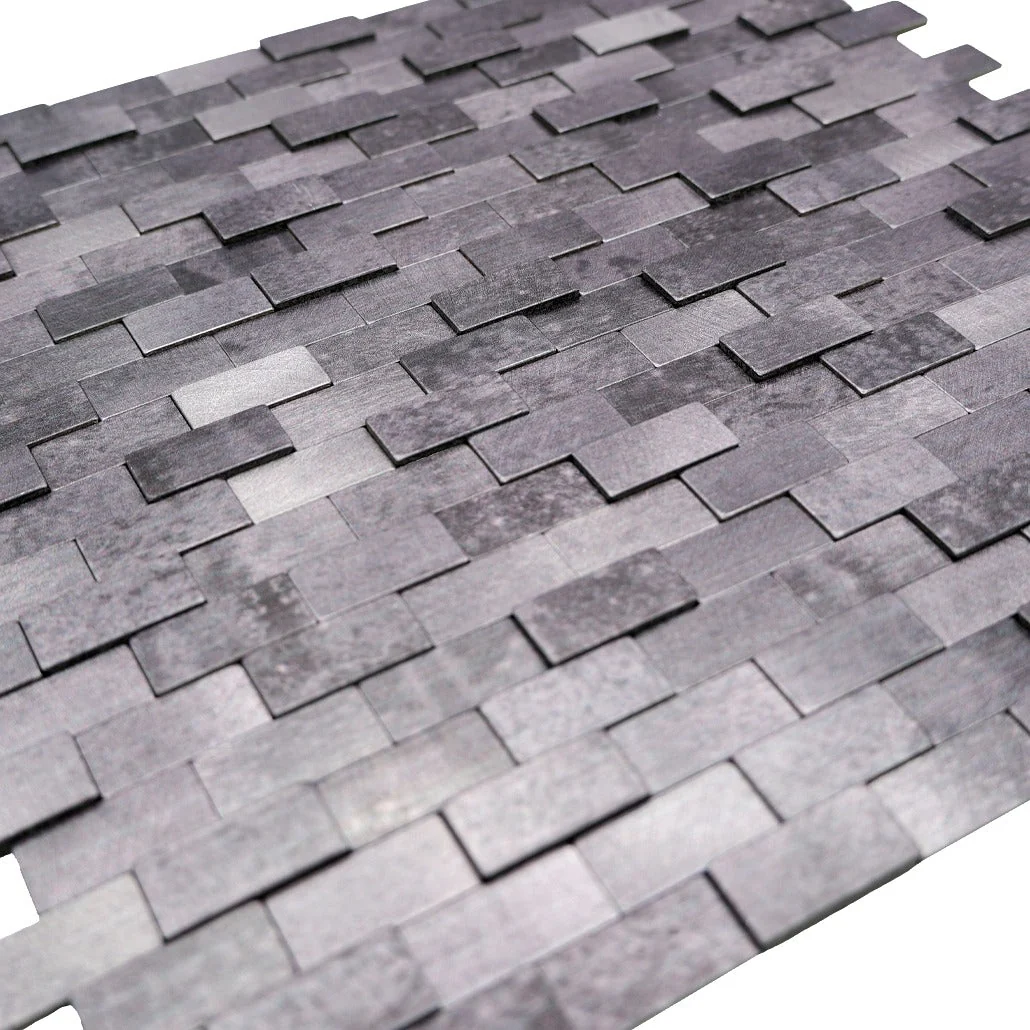 Peel and Stick Backsplash | Brick 3D Anthracite | 11.73×11.81" - Image 8
