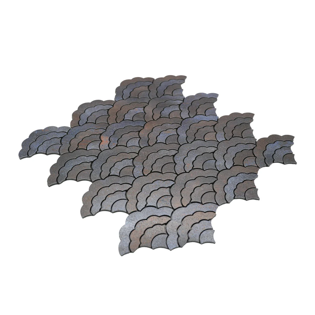 Peel and Stick Backsplash | Fan Anthracite | 10.55×11.06" - Image 6
