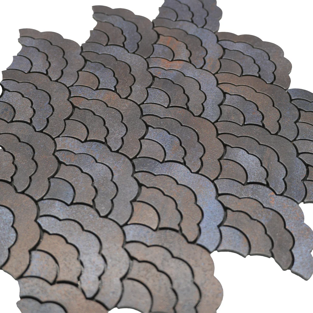 Peel and Stick Backsplash | Fan Anthracite | 10.55×11.06" - Image 8