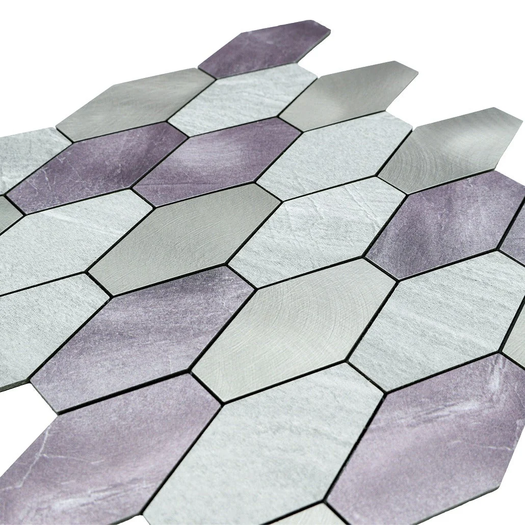 Peel and Stick Backsplash | Picket Gray | 11.81×11.81" - Image 8