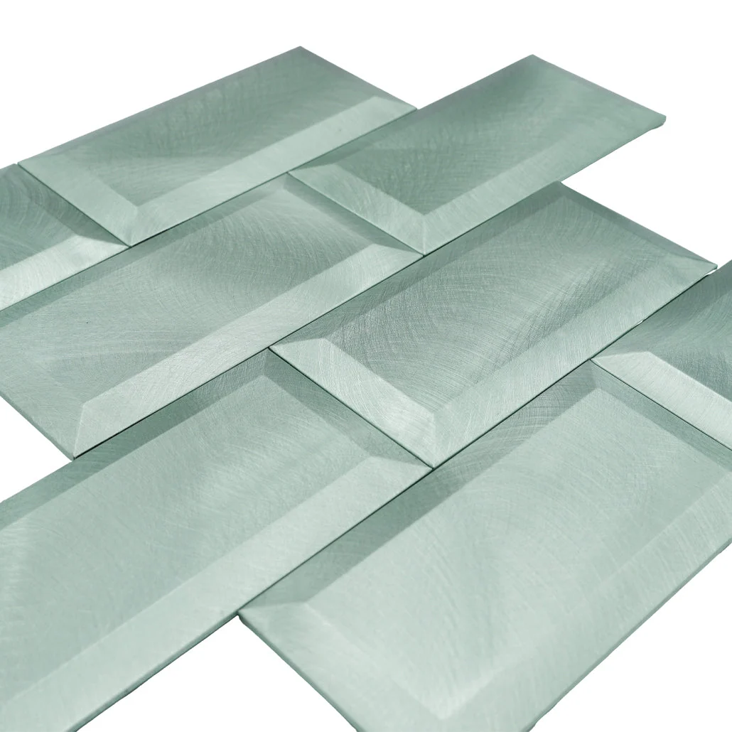 Peel and Stick Backsplash | Subway 3D Pastel Green | 12.01×12.01" - Image 8