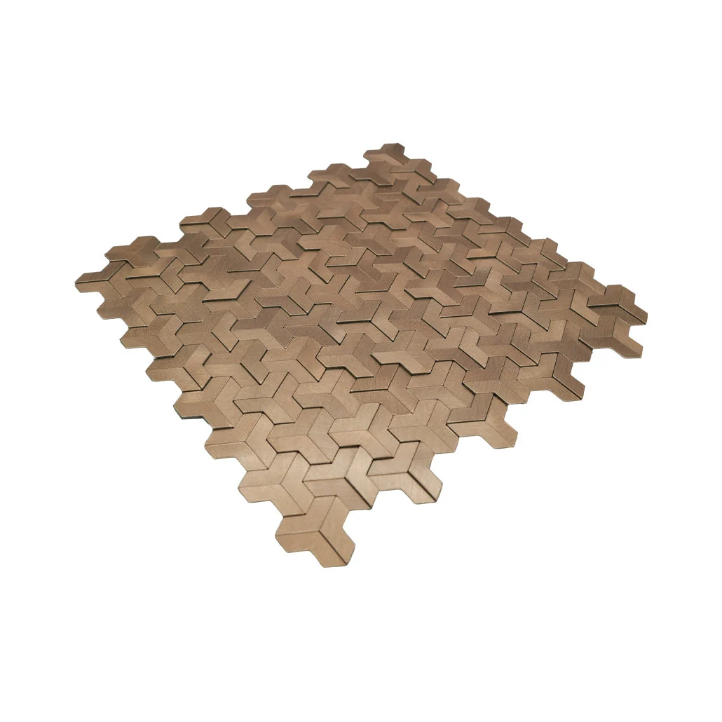 Peel and Stick Backsplash | Trifold 3D Natural | 11.02×11.93" - Image 6