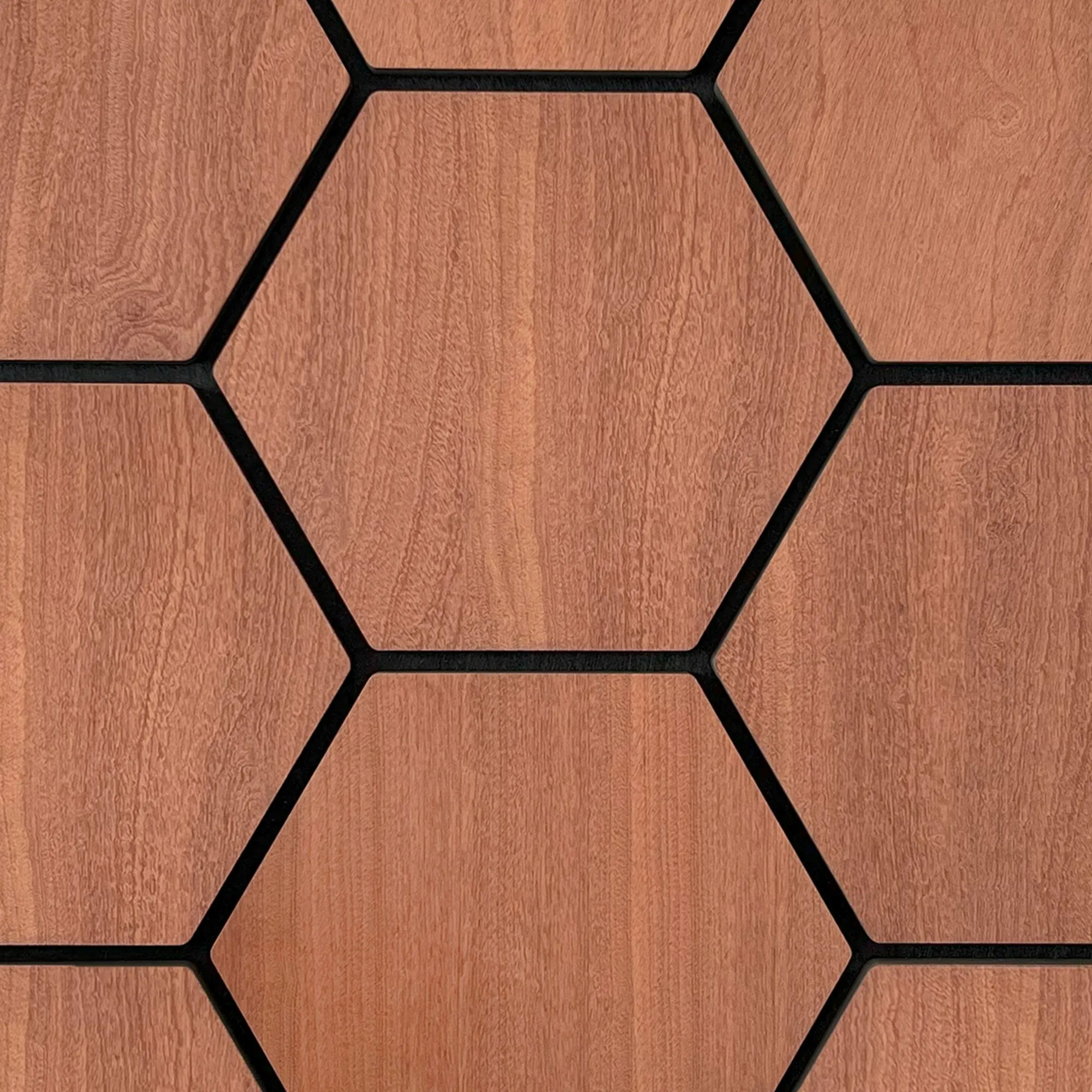 Sample - Hexagon Panel Smoked Oak