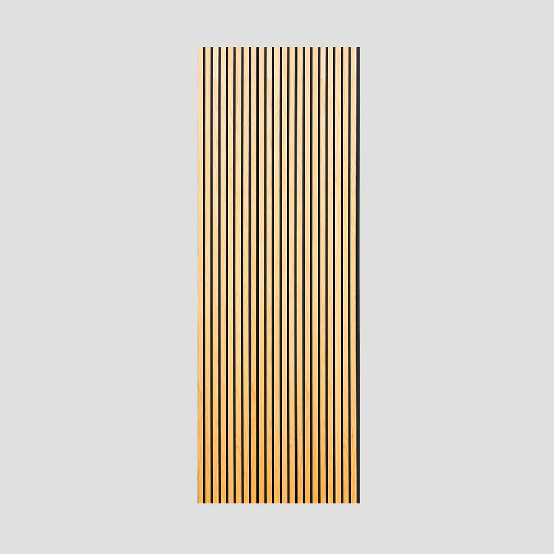 Acoustic Slat Wall Panel | Rustic Oak | Premium 3-sided Wood Veneer - Image 10